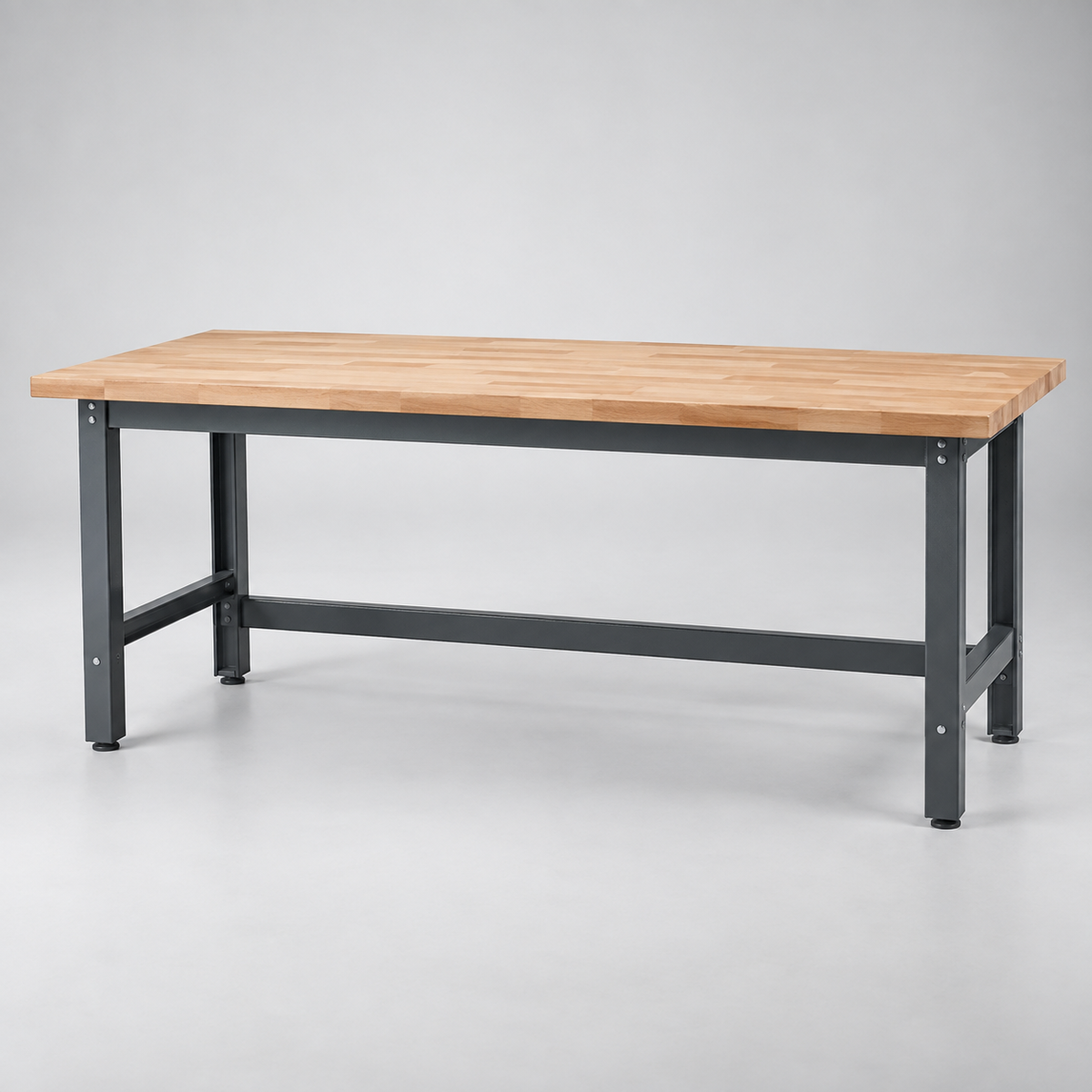 Werkbank mit Unterschrank 200 cm – originale generierte Katalogansicht